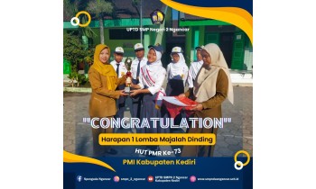 Raih Juara  Mading dalam Rangka HUT PMR Tahun 2023