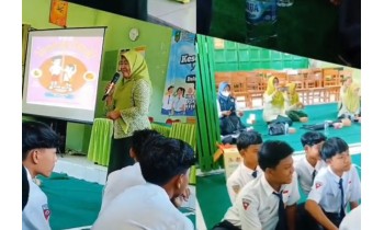 Penyuluhan Gizi dan Kesehatan Reproduksi di SMPN 2 Ngancar Langkah Nyata Menuju Generasi Sehat