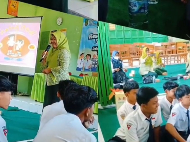 Penyuluhan Gizi dan Kesehatan Reproduksi di SMPN 2 Ngancar Langkah Nyata Menuju Generasi Sehat