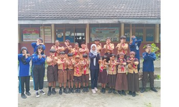 Anggota PMR Madya SMP Negeri 2 Ngancar Adakan Kunjungan Sosialisasi Kepalangmerahan ke Sekolah Dasar (SD) Sekitar