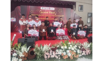 SMP Negeri 2 Ngancar Berjaya di Grandfinal FLS3N, Raih Juara Harapan 2 Ensambel Campuran