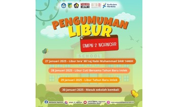 Pengumuman Libur Isra Miraj,Imlek dan Cuti Bersama Januari 2025