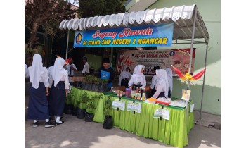 Bazar Lingkungan Keren SMPN 2 Ngancar: Kreativitas dan Kepedulian dalam Satu Aksi