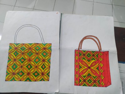 Desain Penerapan Ragam Hias Bahan Tekstil
