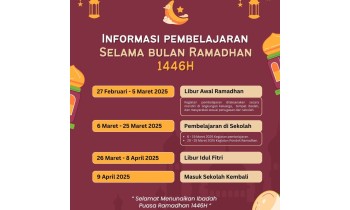 Informasi Pembelajaran Selama Ramadhan 2025