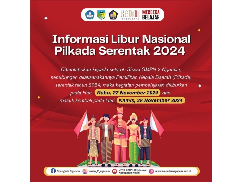 Informasi Libur Nasional Pilkada Serentak 2024
