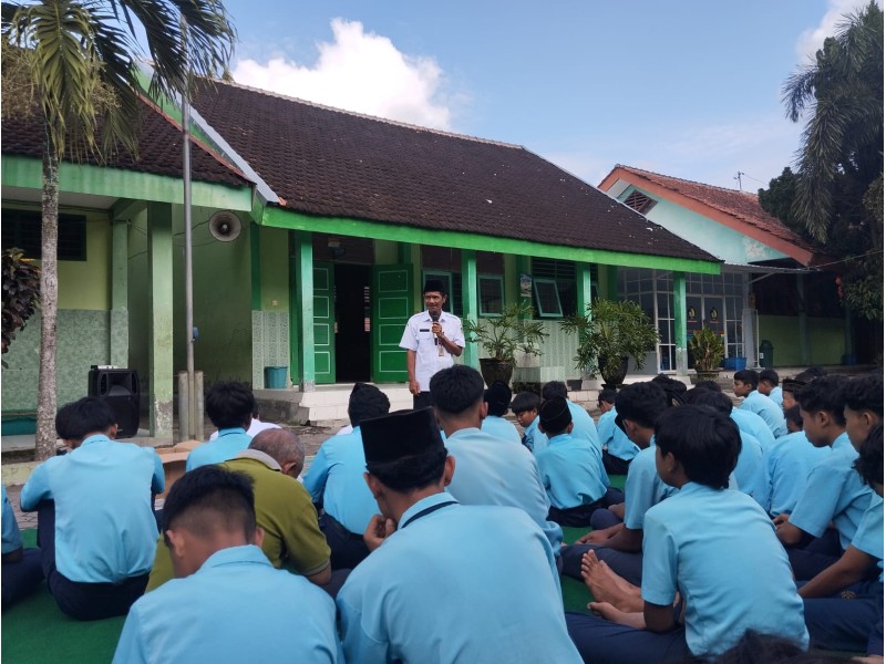 SMP Negeri 2 Ngancar Gelar Doa Bersama Jelang Ramadhan, Dukung Iklim Aman dan Kondusif di Kabupaten Kediri